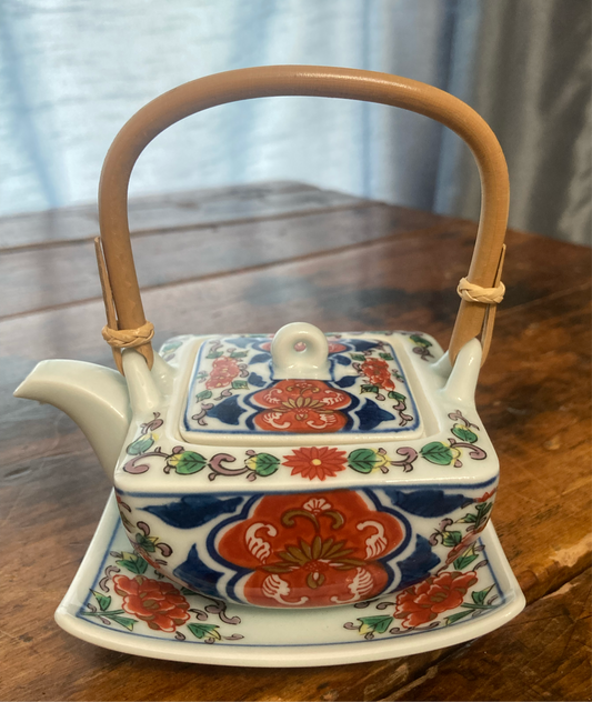 Japanese Mini Teapot & Saucer