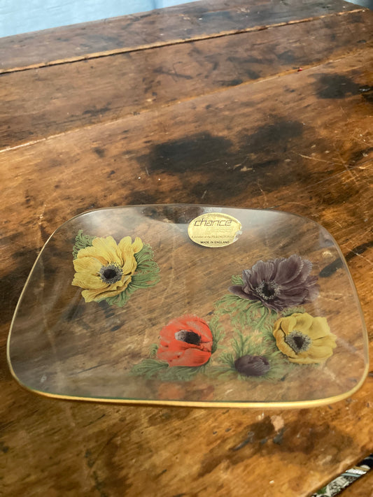 1960s Pilkington Glass Soap Dish