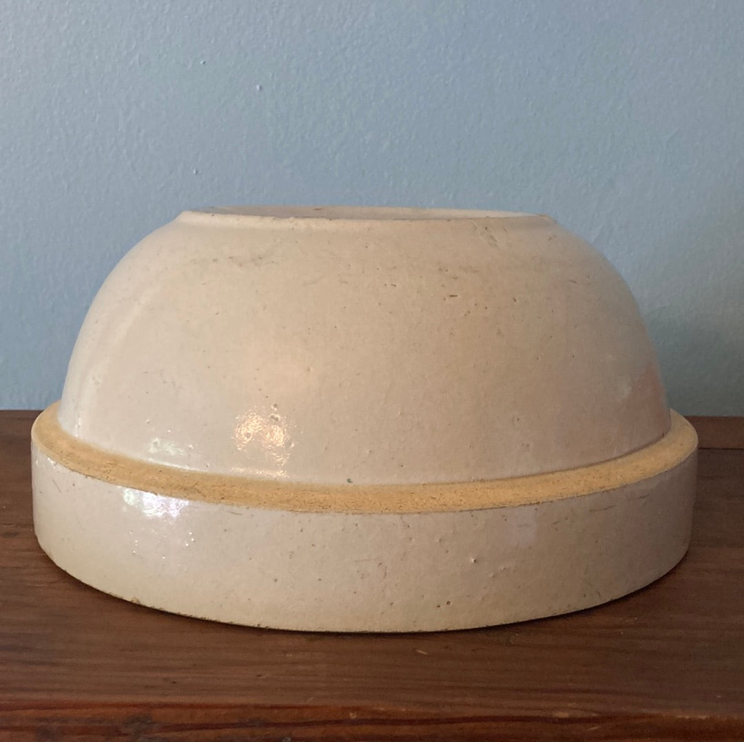 Primitive Stoneware Dough bowl