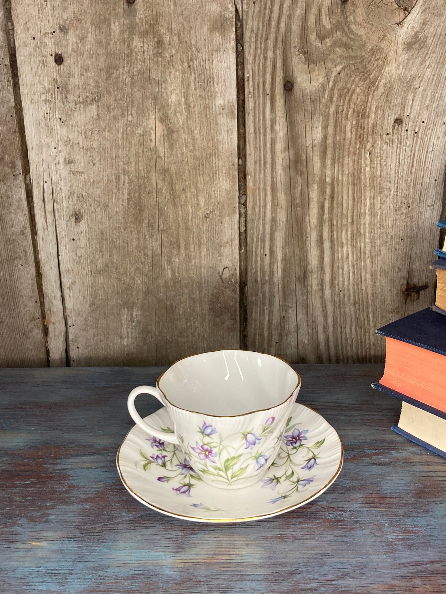 Golden Crown Wildflower Teacup/Saucer