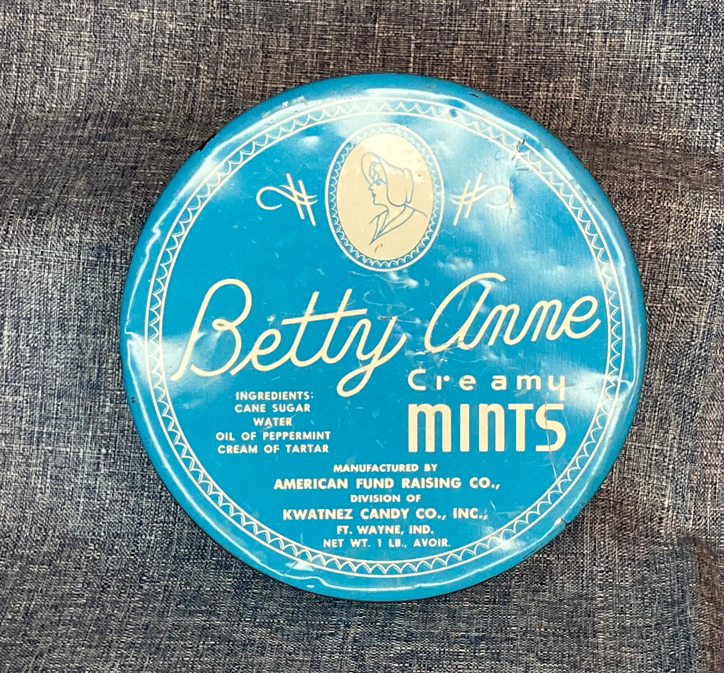 Betty Anne’s Creamy Mints tin