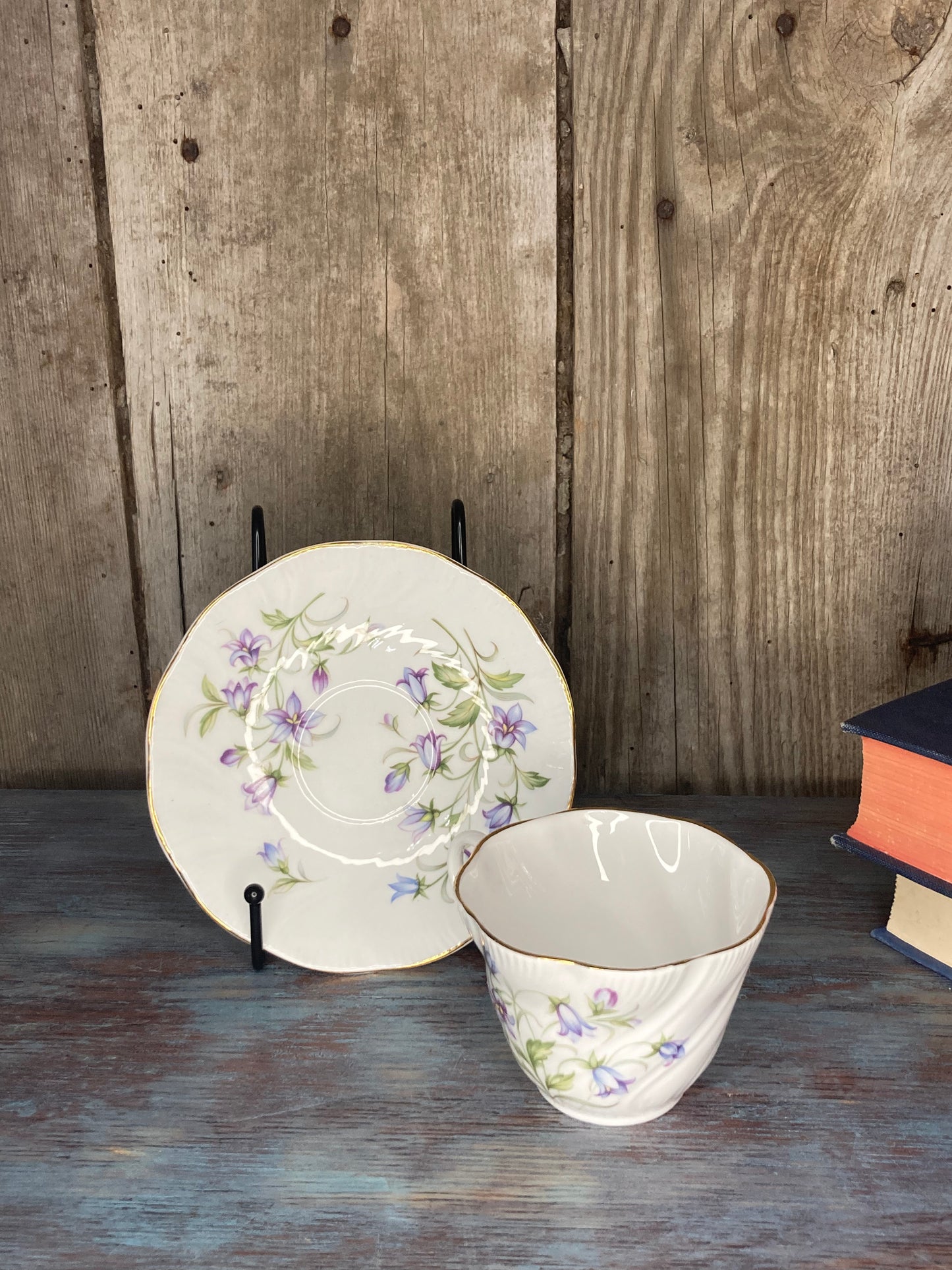 Golden Crown Wildflower Teacup/Saucer