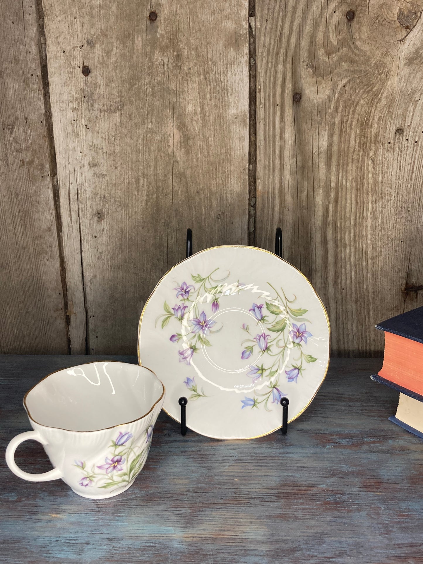 Golden Crown Wildflower Teacup/Saucer