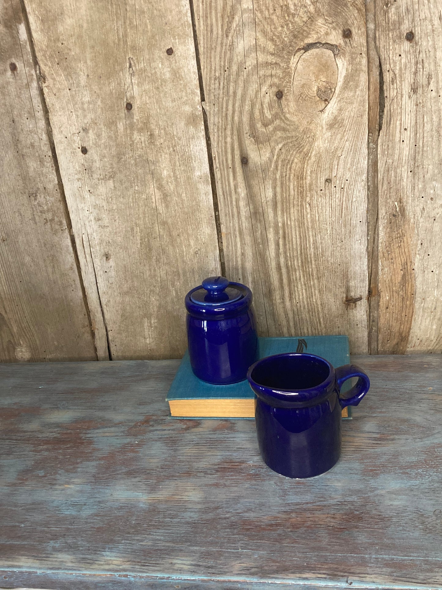 McCoy USA Blue crock ware set