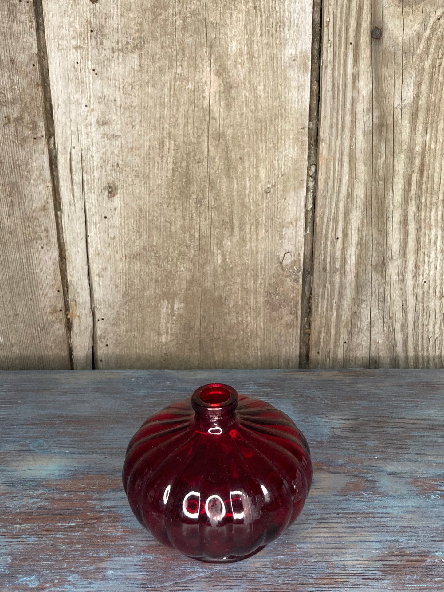 Red Glass Vase